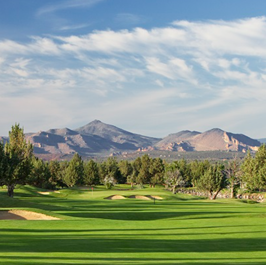 Serine view of golf course